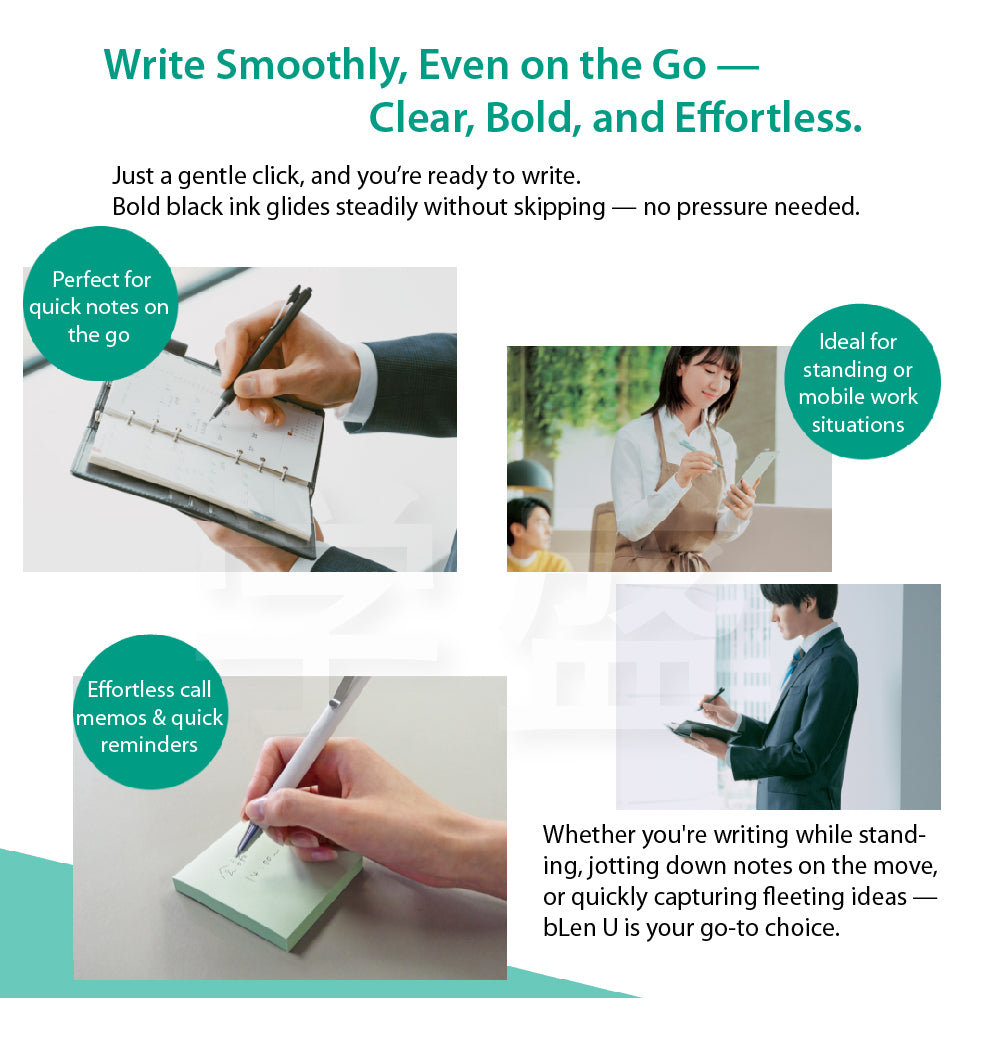 ZEBRA bLen U Oil-Based Ballpoint Pen