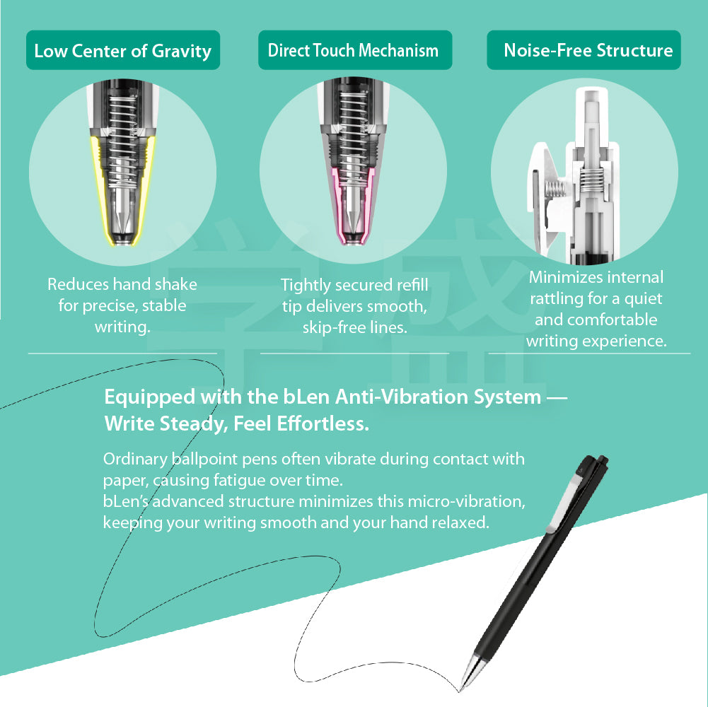 ZEBRA bLen U Oil-Based Ballpoint Pen