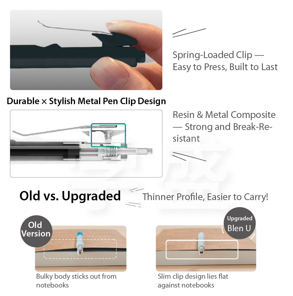 ZEBRA bLen U Oil-Based Ballpoint Pen