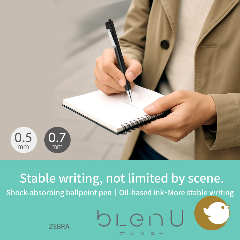 ZEBRA bLen U Oil-Based Ballpoint Pen