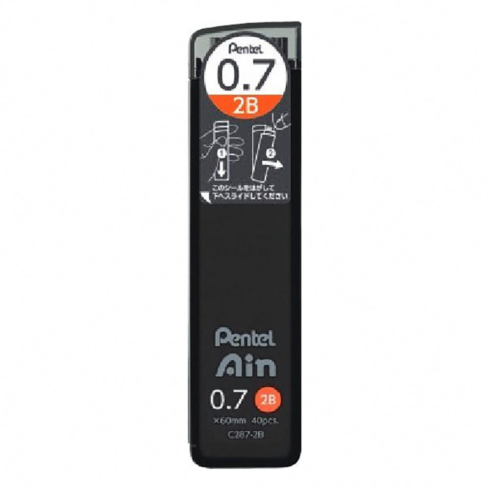 Pentel C277 Ain STEIN automatic pencil lead Mechanical pencil lead 0.7mm 40pcs 2B/HB - CHL-STORE 