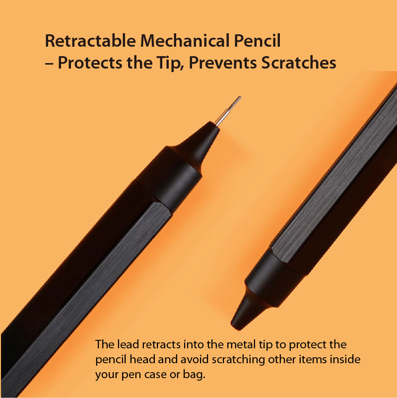 Rhodia CF928 स्क्रिप्ट मेटल हेयरलाइन एल्यूमीनियम लिमिटेड कलर हेक्सागन शाफ्ट 0.7 मिमी बॉलपॉइंट पेन