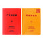 HIGHTIDE penco soft PP notebook red yellow B5 grid diary notepad writing notebook painting life record