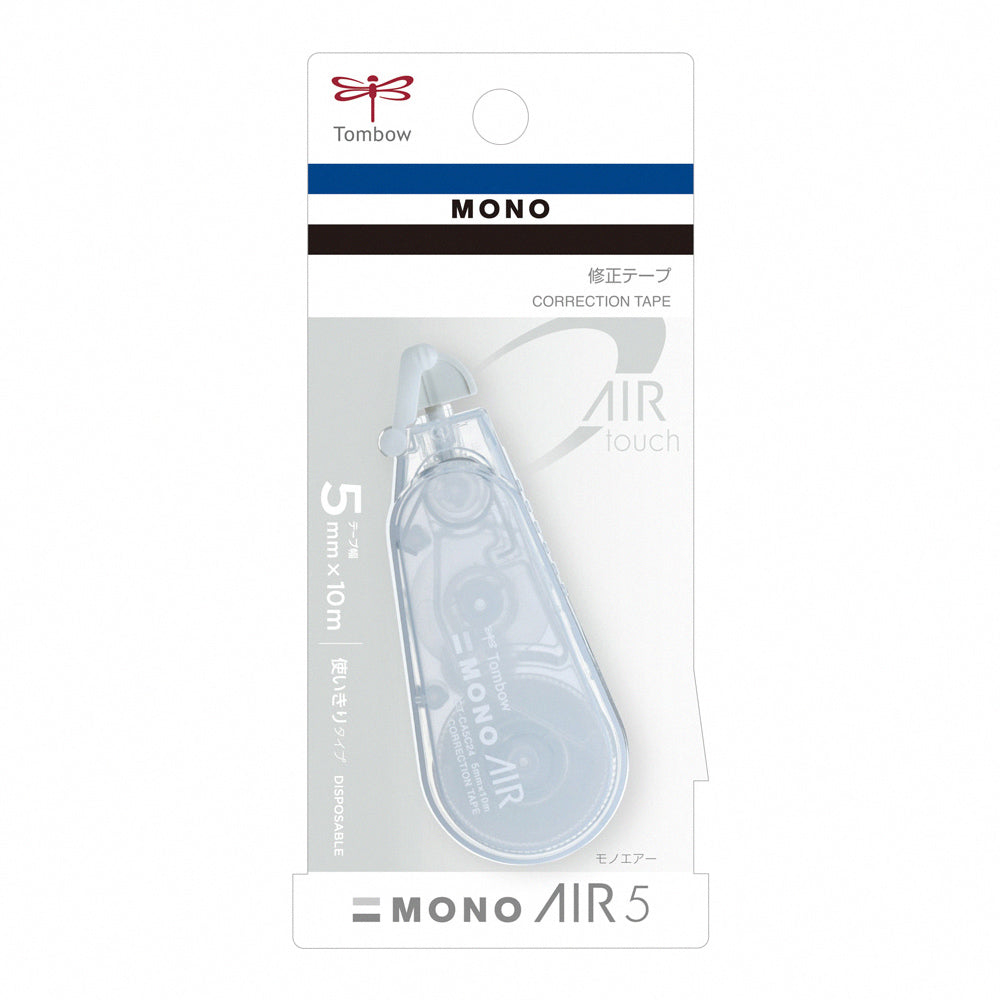 Tombow CAX5C Mono Air Ultrafortless Limited Edition Limited Colours Korekcja Zastąpienie Korekta rdzenia Schownica Mała cicha wysoka lepkość