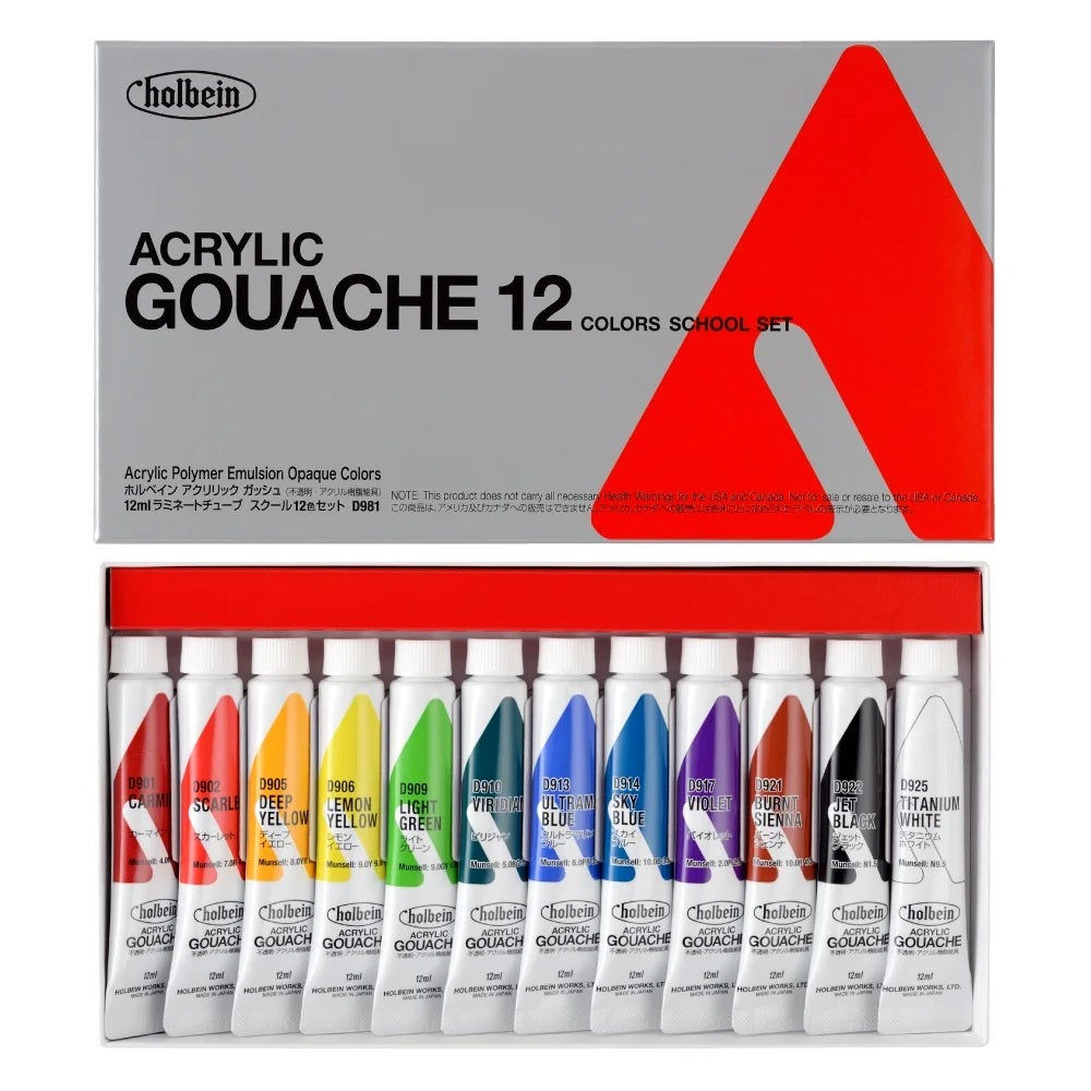 Holbein Pro Acrylic Gouache: Fast-Drying, High-Performance Paint