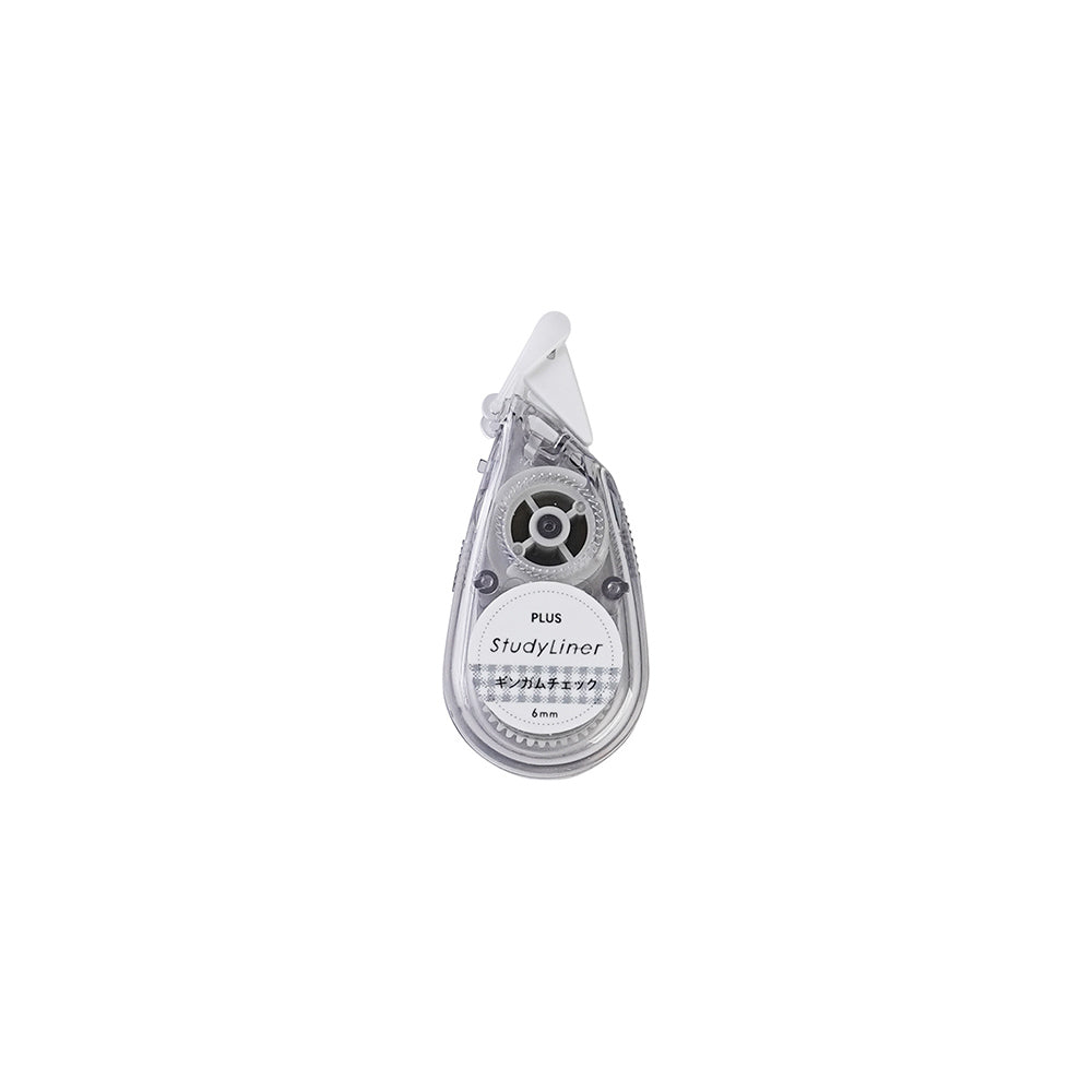 PLUS DC-100 DC-200 learning marking tape 6mm gray pink blue mountain type surfing silent test learning Japanese stationery