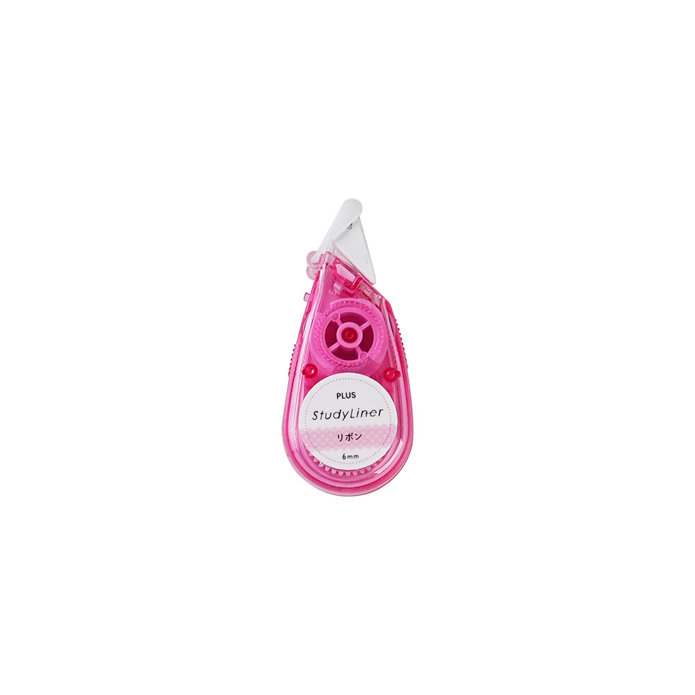 PLUS DC-100 DC-200 learning marking tape 6mm gray pink blue mountain type surfing silent test learning Japanese stationery