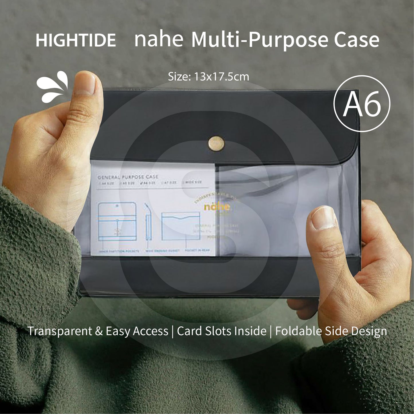 (प्री-ऑर्डर) Hightide Nahe सामान्य उद्देश्य केस A6