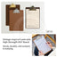 HIGHTIDE PENCO Retro Board Clamp Plywood A5 A4 Size Silver Clip Gold Clip Bronze Clip Retro Blackboard Texture