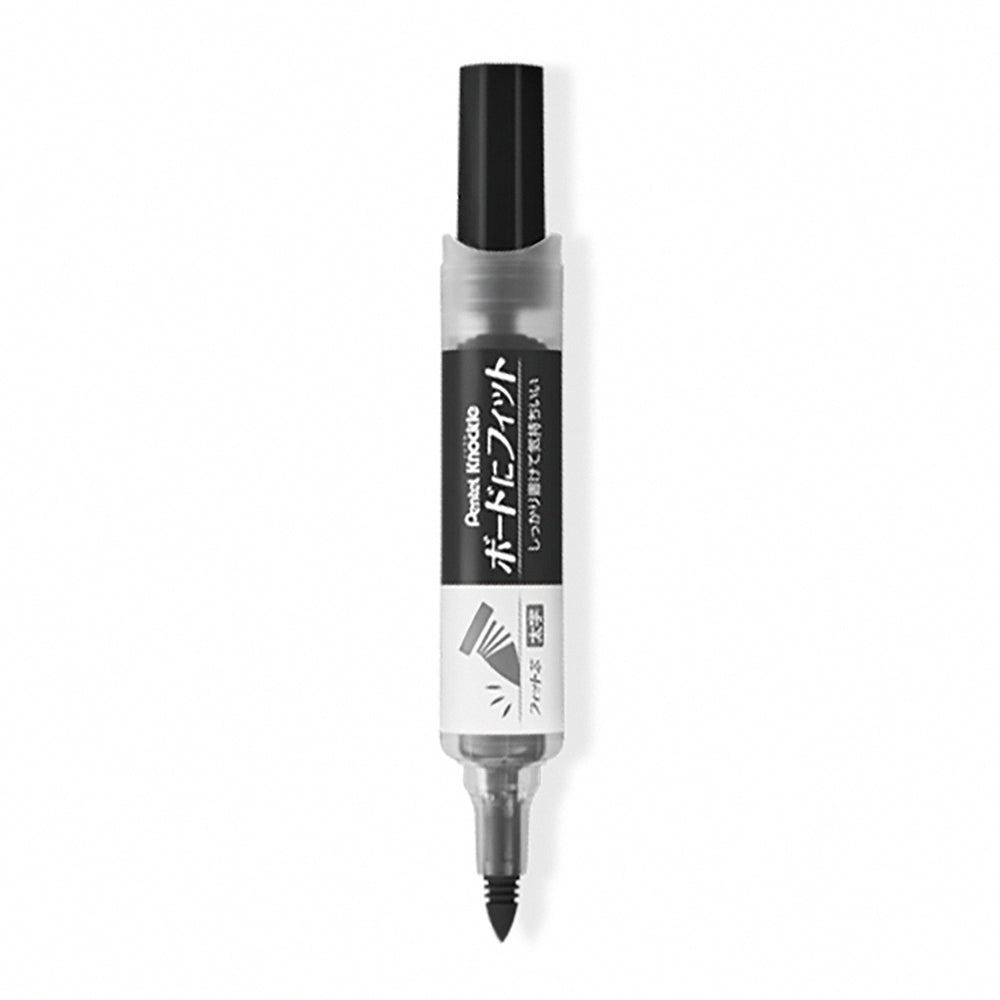 PENTEL KNOCKLE EMWL5BF6ST straight-liquid whiteboard pen Medium Bold round-head elastic pen tip for meetings, offices, and classes