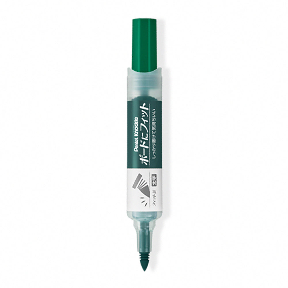 PENTEL KNOCKLE EMWL5BF6ST straight-liquid whiteboard pen Medium Bold round-head elastic pen tip for meetings, offices, and classes