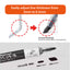 PENTEL KNOCKLE EMWL5BF6ST straight-liquid whiteboard pen