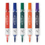 PENTEL KNOCKLE EMWL5BF6ST straight-liquid whiteboard pen