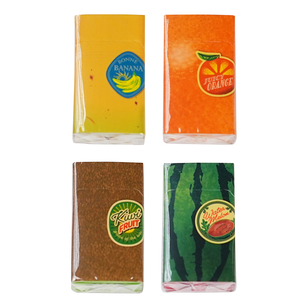 PLUS水果形橡皮擦奇異果、香蕉、柳橙、西瓜形橡皮擦趣味文具辦公學習