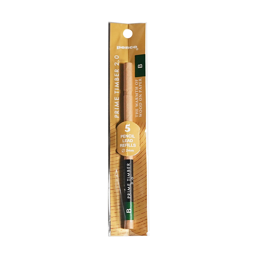 HIGHTIDE Penco Prime Timber Pencil Refill Set - Durable, Eco-friendly 2mm B Lead