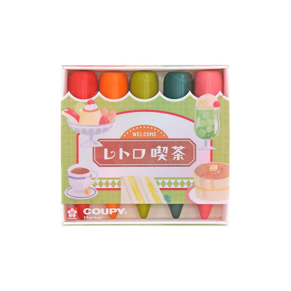 SAKURA Coupy Marking Crayons – 5 Color Set