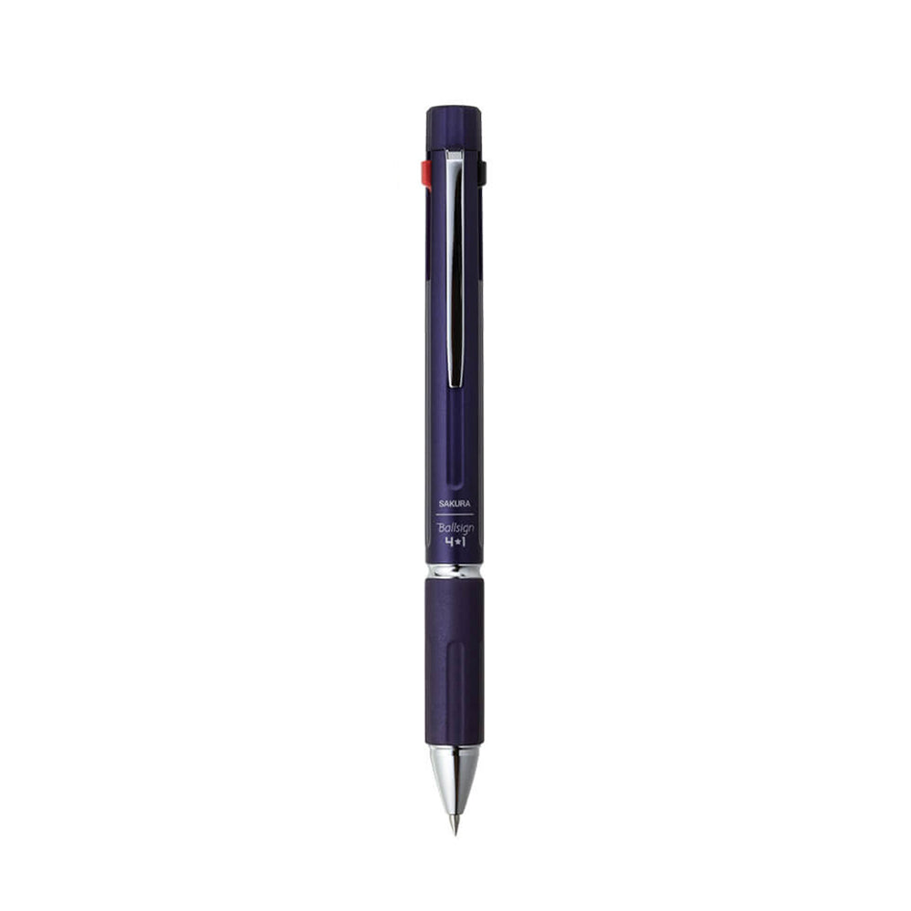 Sakura ball sign 4+1 LuxElegant Ergonomic Multi-Function Pen - Metallic Blue