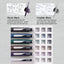 Sakura GBR20 Ballsign ID 0.4mm 0.5mm Gel Pen Ballpoint Pen Vintage Dark Ink Red Dot Design - CHL-STORE 