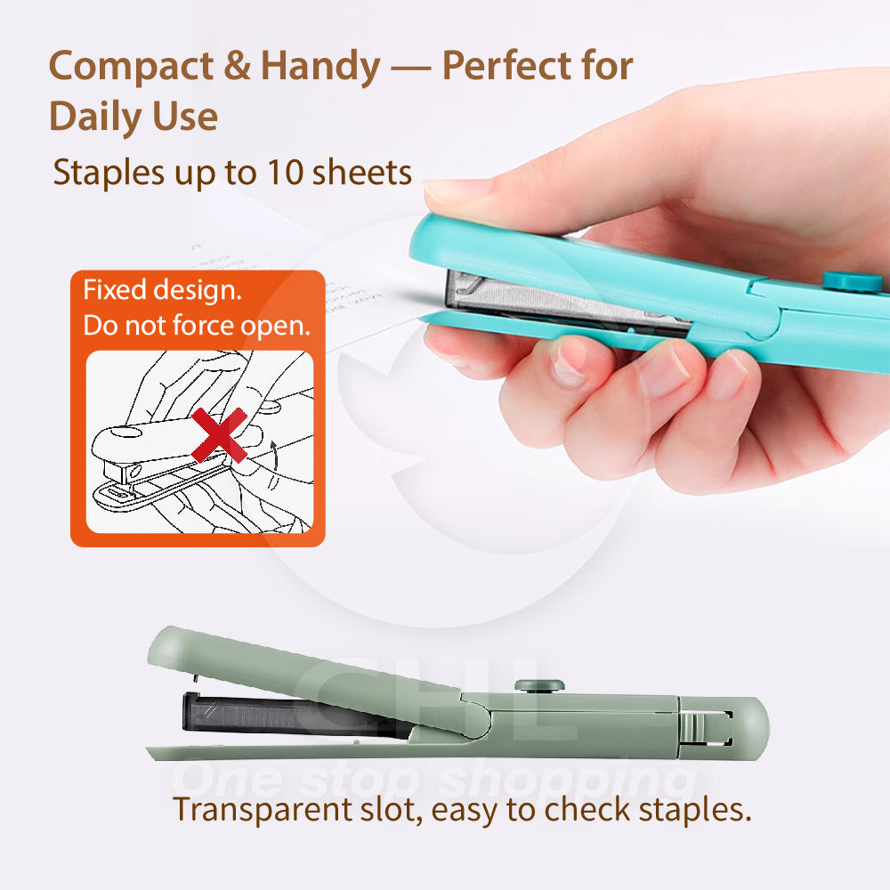 Max Motick HD-10SK mobile stapler lightweight lightweight portable pen stapler MAX office quality stationery
