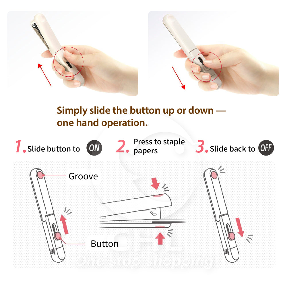 Max Motick HD-10SK mobile stapler lightweight lightweight portable pen stapler MAX office quality stationery