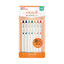 ZEBRA SARASA JJ29 0.4mm subject learning series white stick limited color gel pen 5 color set - CHL-STORE 