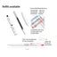 ZEBRA SARASA R JJS29 0.4MM Simple Style Series Gel Pen Single Three-in-one Group Learning Office Stationery STA-JJS29-SP - CHL-STORE 