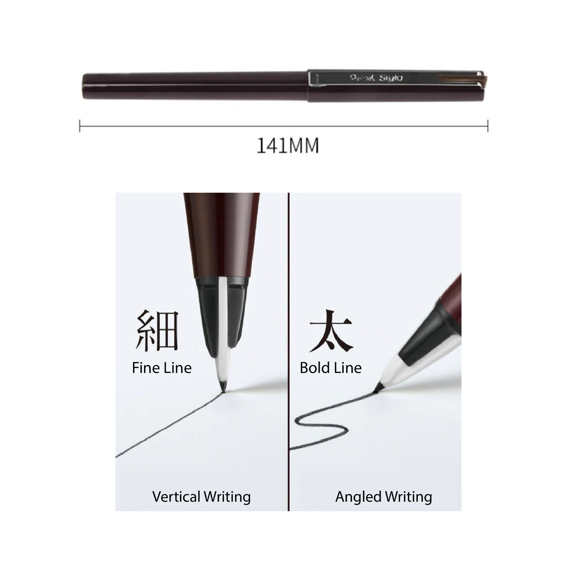 Pentel JM20 0.4-0.7mm line pen plastic pen