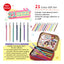 Pentel Mattehop colorful high-color pens, sweet colors, 1.0mm, 7-pack, matte color, deep and vivid, pocket card, photo