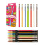Pentel Mattehop colorful high-color pens, sweet colors, 1.0mm, 7-pack, matte color, deep and vivid, pocket card, photo