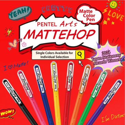 (Pre-Order) PENTEL MATTEHOP 1.0mm gel ink ballpoint pen K110