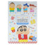 T'S FACTORY Crayon Shin-chan pad purple green yellow red school supplies children's stationery