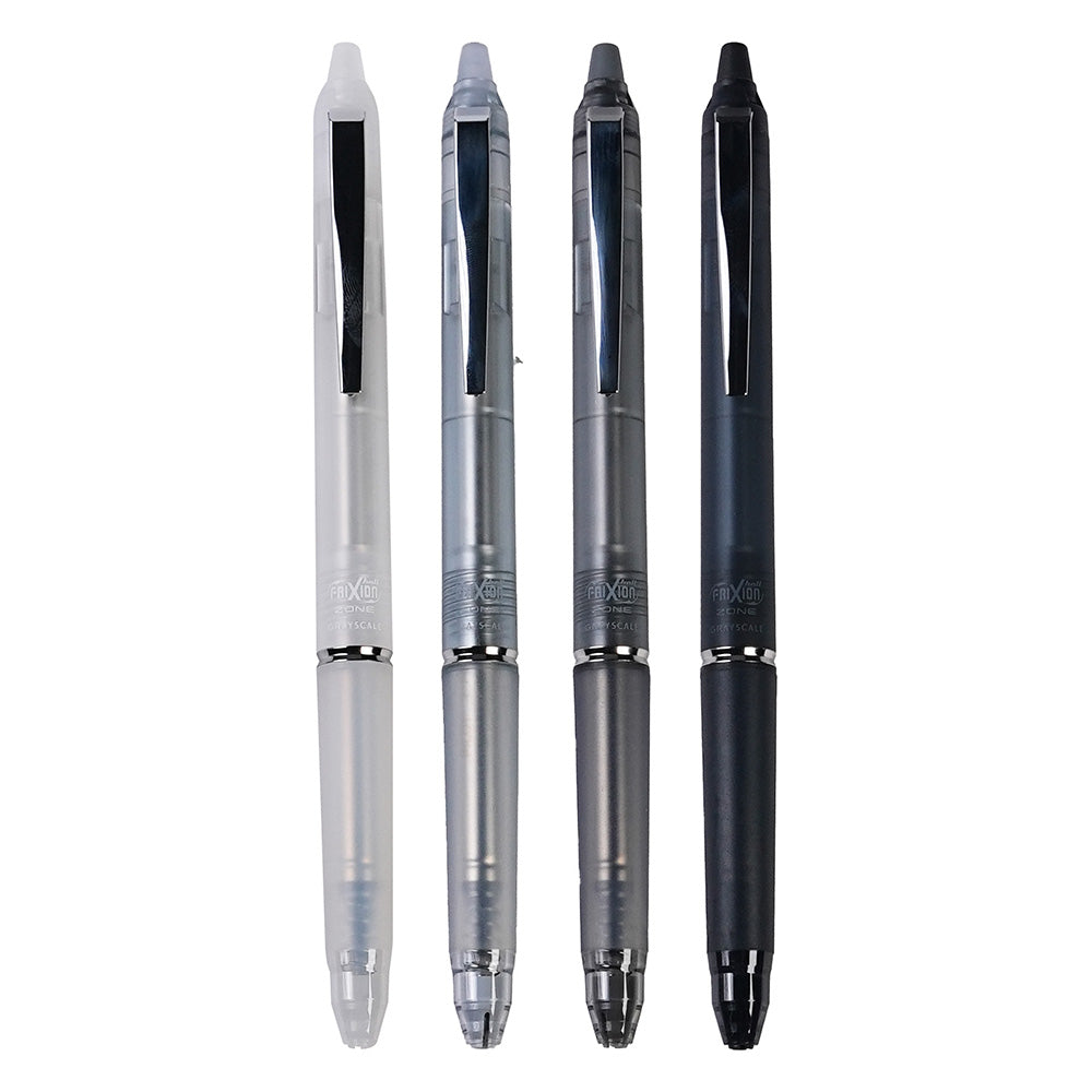 Grayscale Series: Elegant Erasable Pens & Highlighters Collection