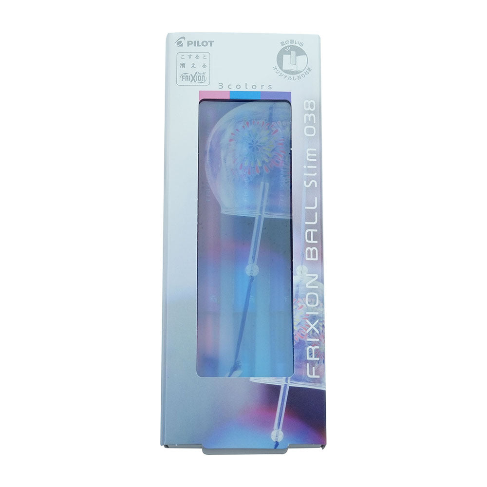 PILOT FRIXION BALL3 Slim 0.38mm 3-color friction pen seasonal limited color Japanese textured stationery LKFBSUFTS23
