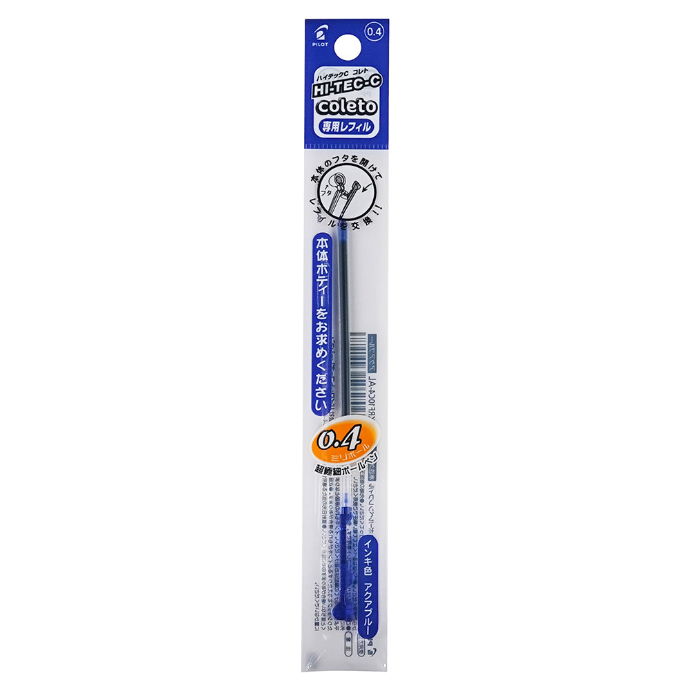 PILOT Hi-tec C COLETO LHKRF-10C Pen body Refill 0.3mm 0.4mm 0.5mm - CHL-STORE 