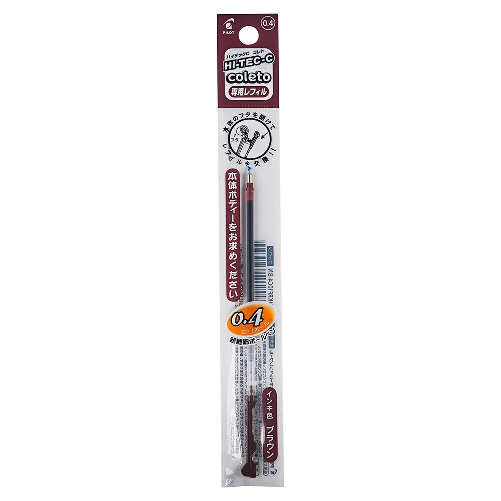 PILOT Hi-tec C COLETO LHKRF-10C Pen body Refill 0.3mm 0.4mm 0.5mm - CHL-STORE 