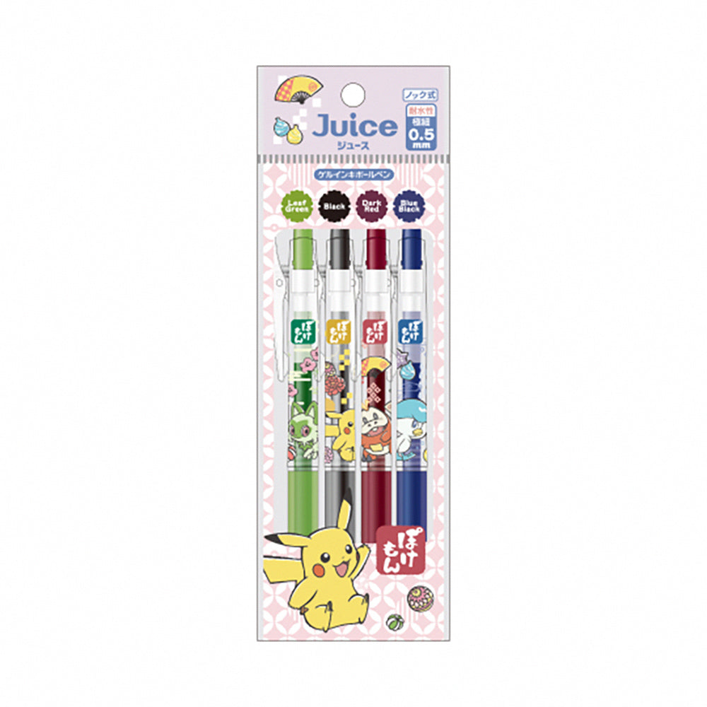 Showa Note X Zebra Sarasa 0.5mm Jel Kalem 4 Renk Seti Pikachu Doraemon Seti