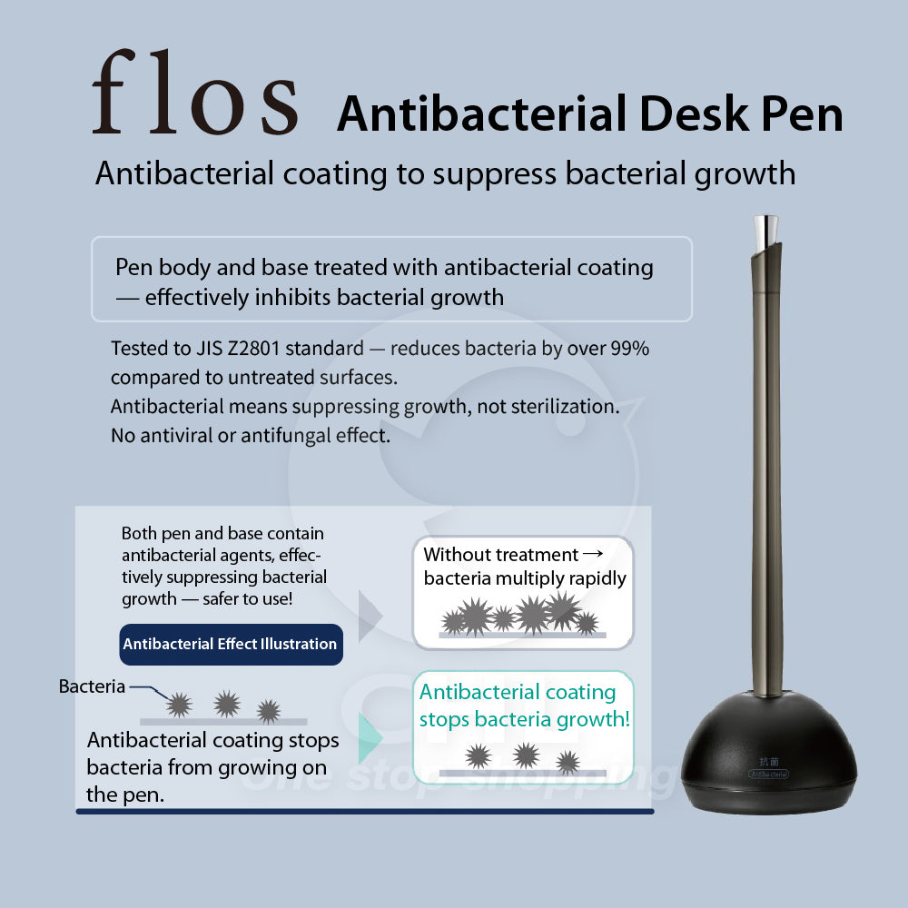 ZEBRA Floss Antibacterial Desk Ballpoint Pen with Base