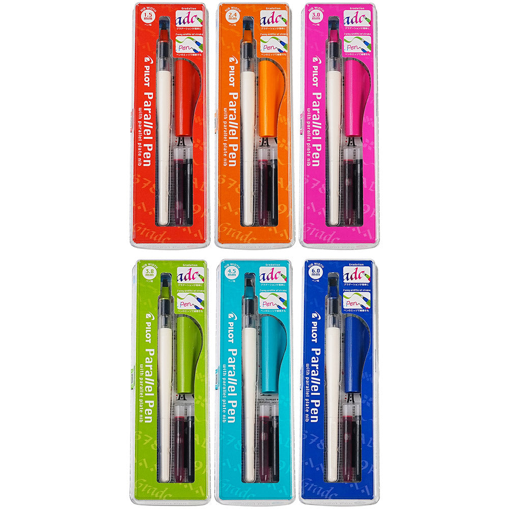 PILOT P-FPN-120R Parallel Pen Parallel Pen Curve Pen Art Pen Hand-painted Illustration DIY
