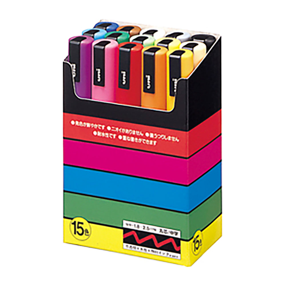 UNI POSCA 0.3MM WATER-BASED MARKER PEN-8 COLOR GROUP - CHL-STORE 