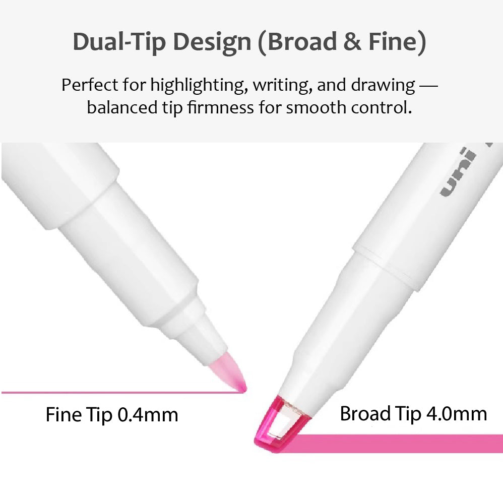 UNI PUS103T PROPUS WINDOW double-ended highlighter single set - CHL-STORE 