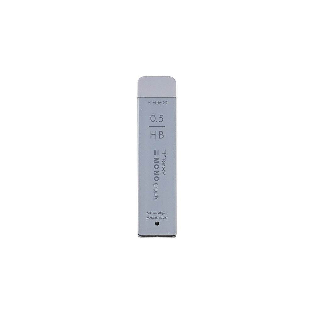 Tombow MONO Limited Edition Gray and Black White Simple Series 0.5mm Mechanical Pencil Eraser HB refill Office Learning Textured Stationery