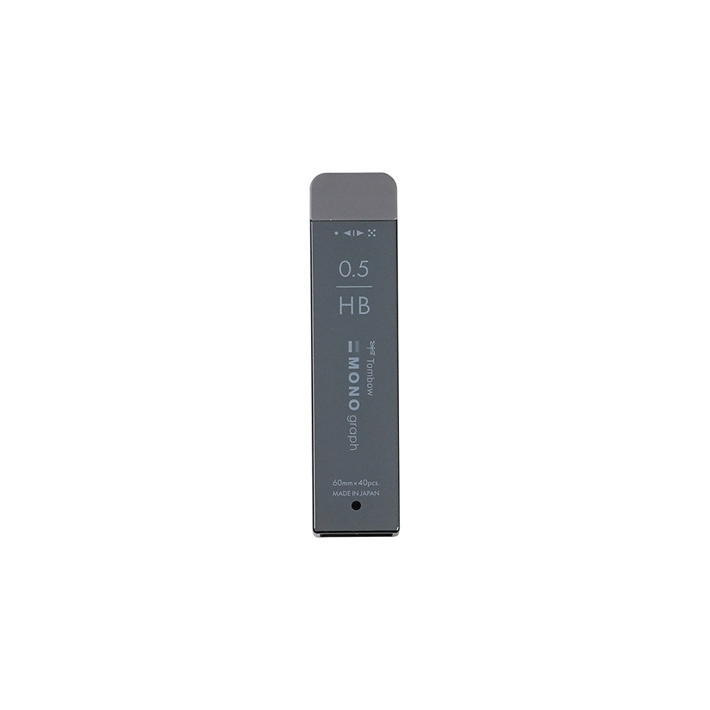 Tombow MONO Limited Edition Gray and Black White Simple Series 0.5mm Mechanical Pencil Eraser HB refill Office Learning Textured Stationery
