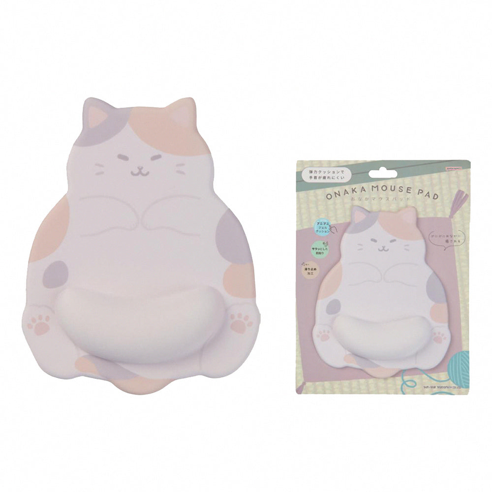 SUN-STAR Japan ONAKA Mouse Pad – Cute Animal Series