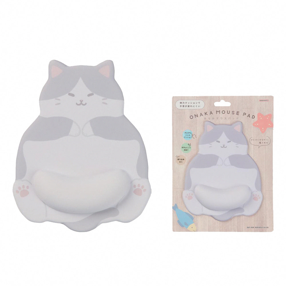 SUN-STAR Japan ONAKA Mouse Pad – Cute Animal Series