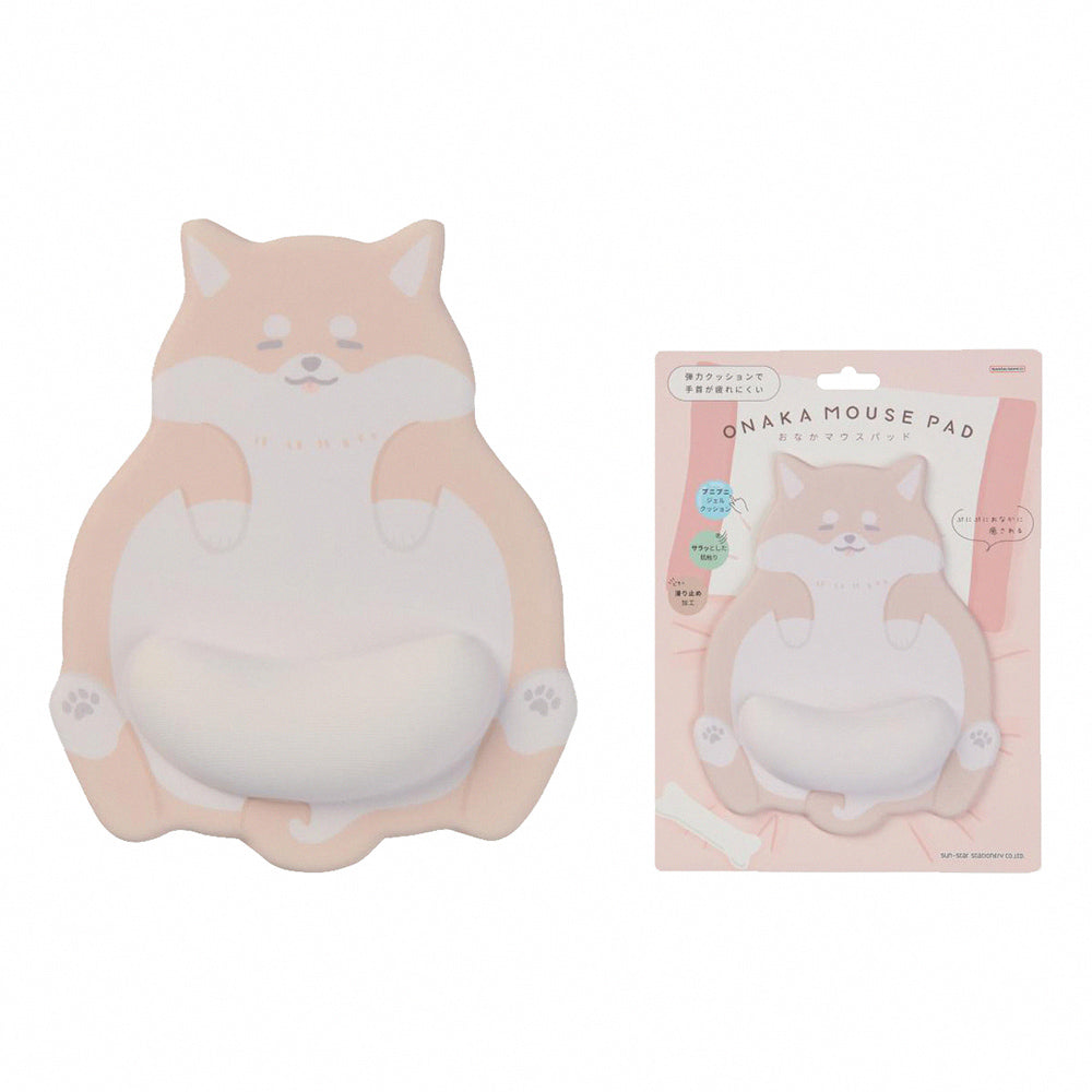SUN-STAR Japan ONAKA Mouse Pad – Cute Animal Series