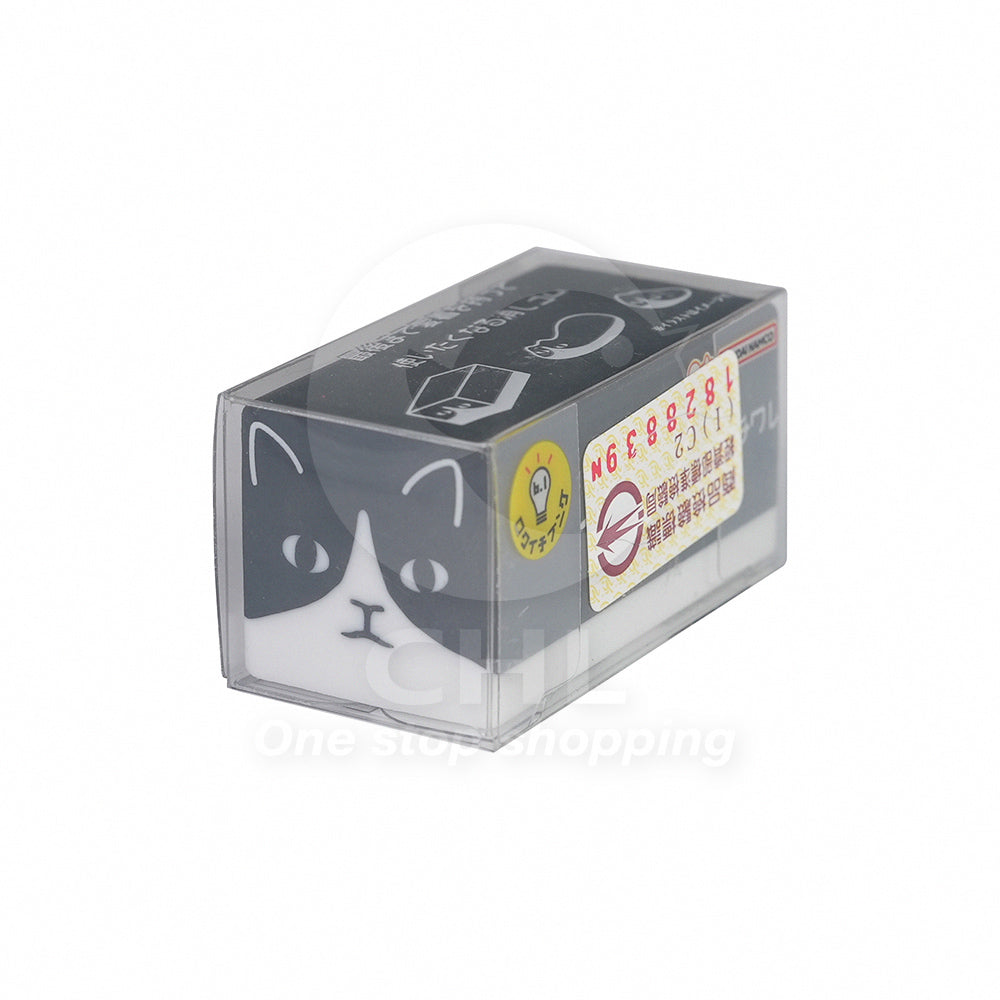 Sun-Star Animal Transformable Eraser Transforms with Use Cute Healing Tuxedo cat Shiba Inu Duckling Piglet