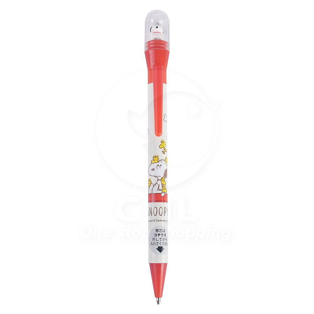 Sun-Star Snoopy obrotowy pióro boiska 0,7 mm czarny atrament S46492