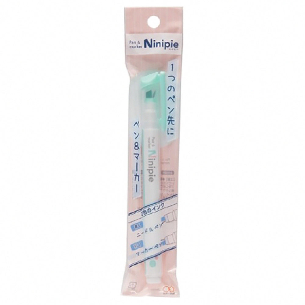 Sun-Star Ninipie Dual-Tip Pen: Japanese Highlighter & Stylus