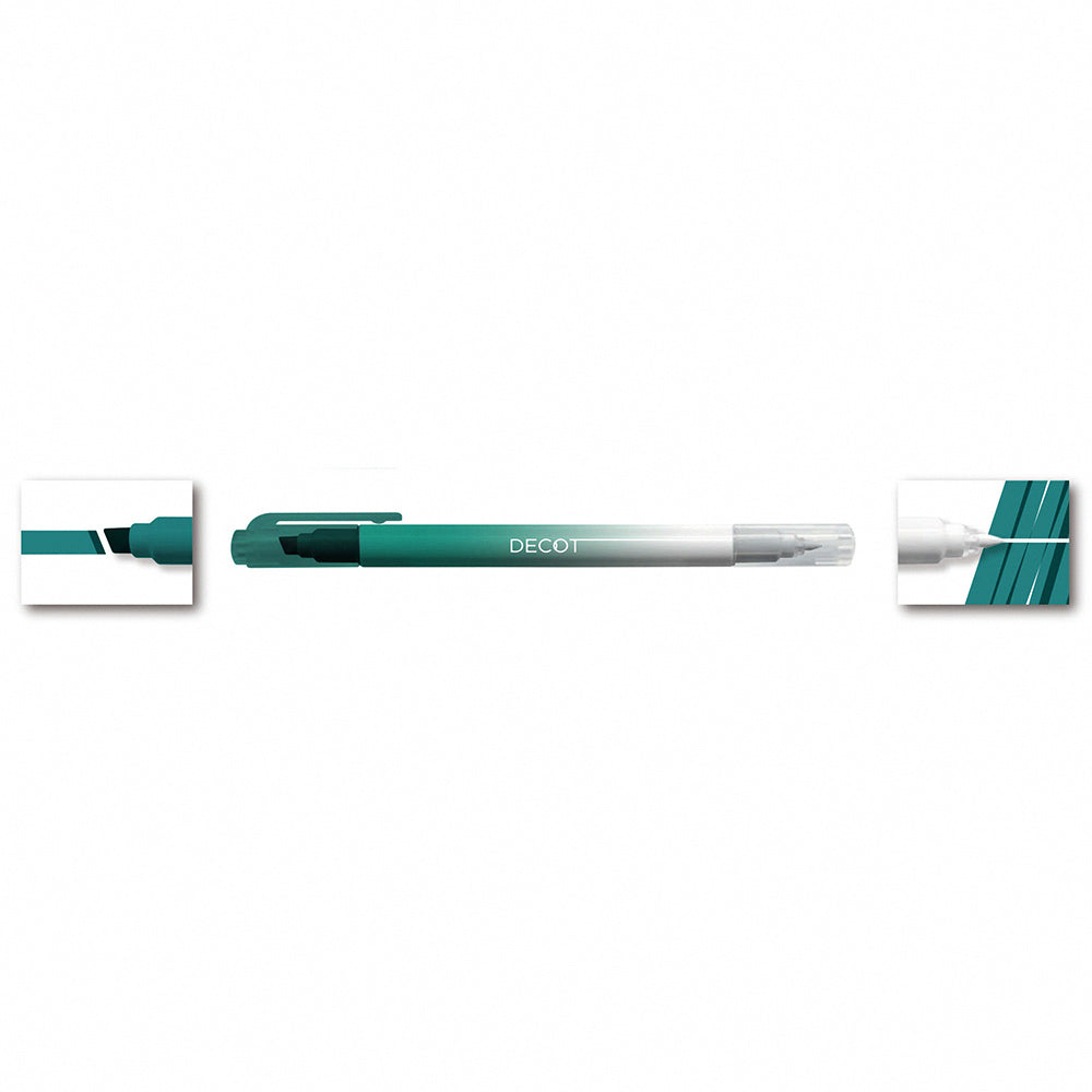 Sun-star DECOT double-ended marker color-changing pen highlighter pen Japanese stationery office study student notes