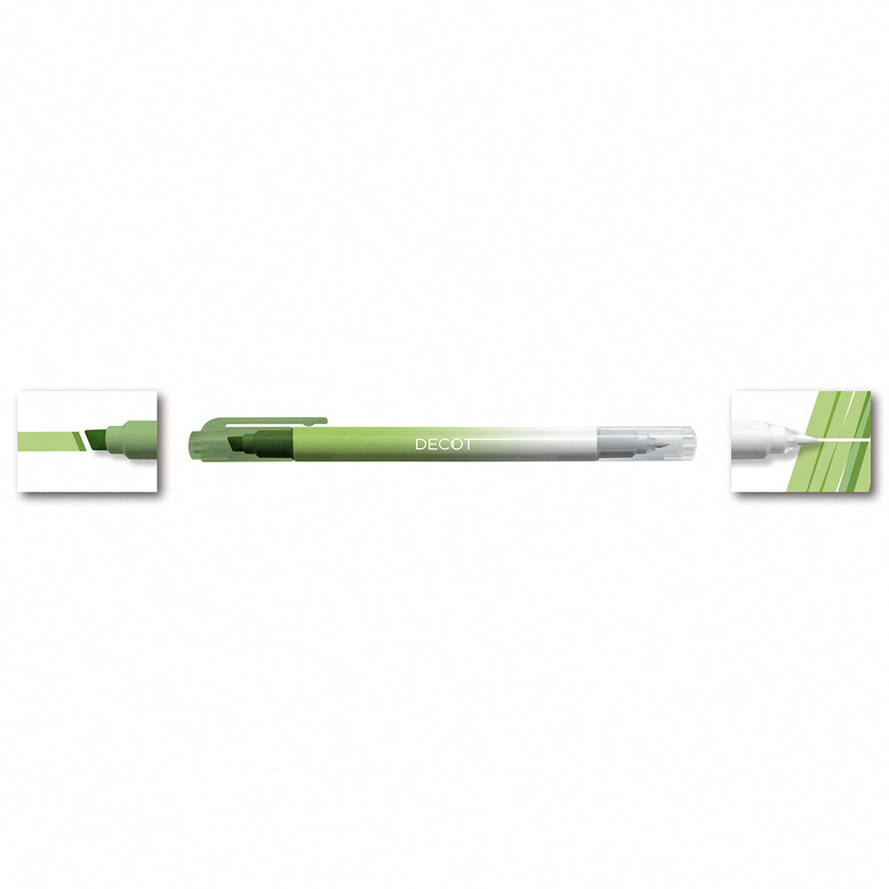 Sun-star DECOT double-ended marker color-changing pen highlighter pen Japanese stationery office study student notes